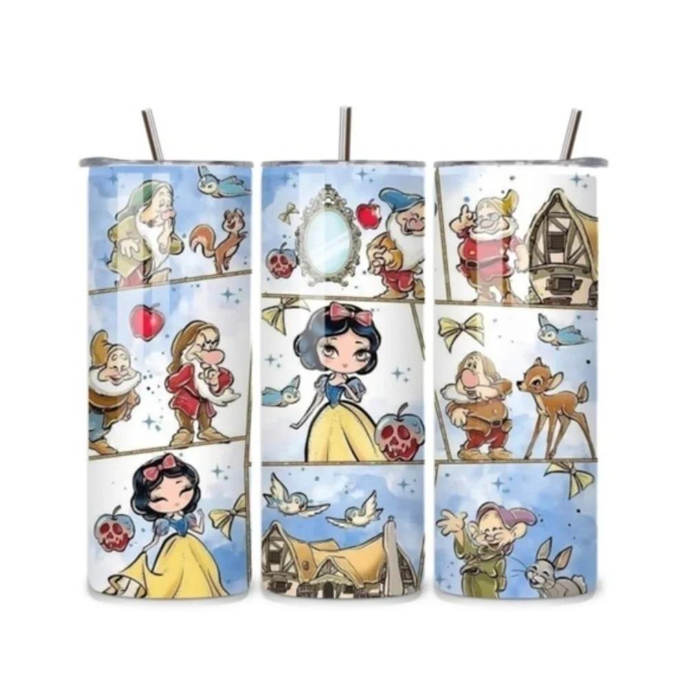 Snow White 20oz Stainless Steel Tumbler
